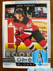 2019-20 O-Pee-Chee Glossy Rookies #R-20 Jack Hughes New Jersey